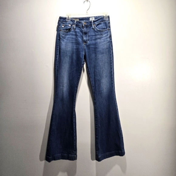 Adrianna Goldsmeid Jeans Janis High Rise Flare 28W - Picture 1 of 11